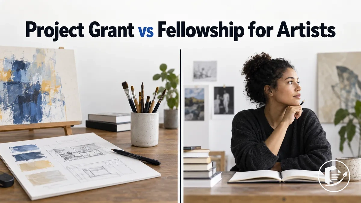 Comparison of project grants and fellowships for artists